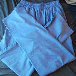 Royal blue scrub pants